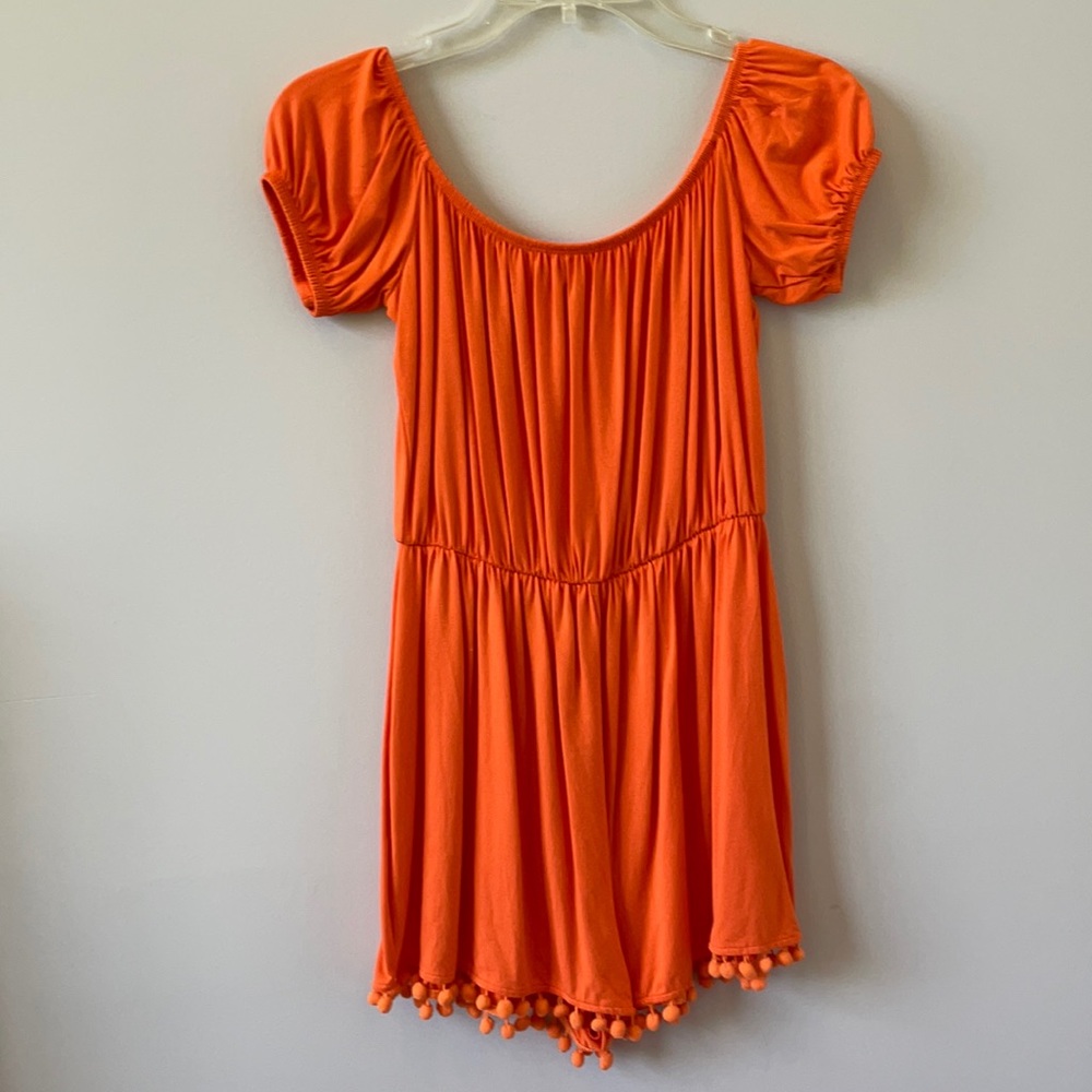 Orange Romper